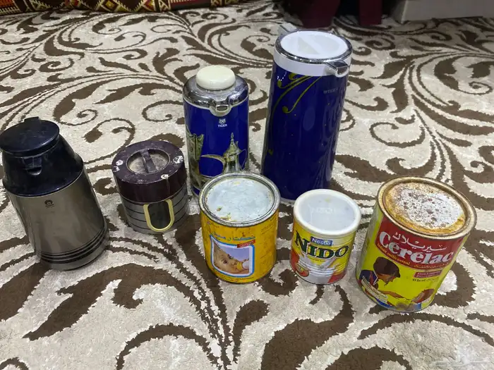 تراث علب و زمزمية اللبيع قديمه 0