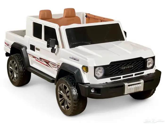 سيارة أطفال بتصميم شاص تويوتا بمحركين - سياره ركوب للأطفال 15