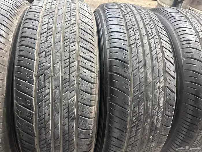 جنوط بلتينيوم  اصلي وكاله  مع كفرات دنلوب 265.70.18ت23 6