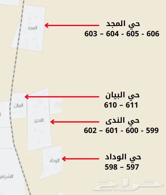 طيبة الفرعية جدة نرغب بشراء اراضي بسعر السوق زباين مباشرين 0