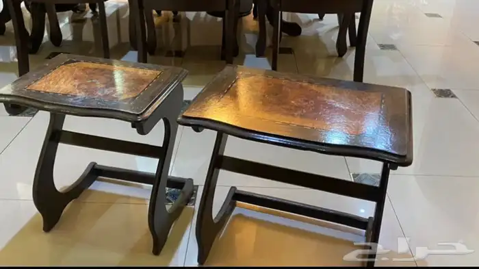 طاولتين خشب 0