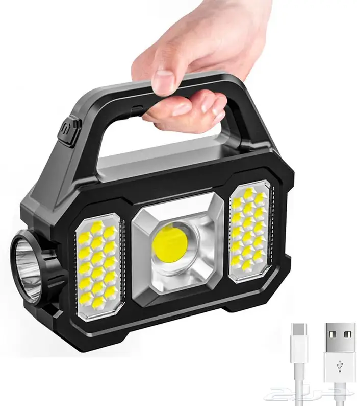 فرصة مصباح ليد LED فائق السطوع شمسي USB 6