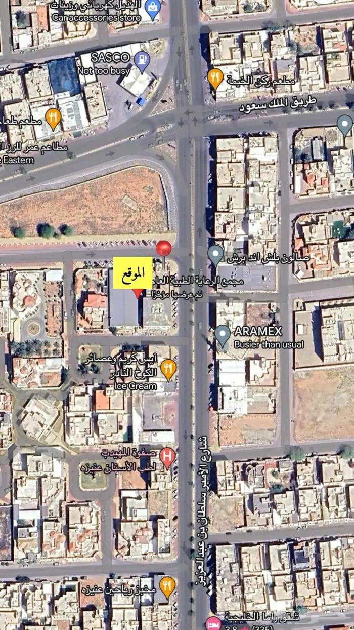 محلات ومكاتب بعنيزة شارع الامير سلطان 4