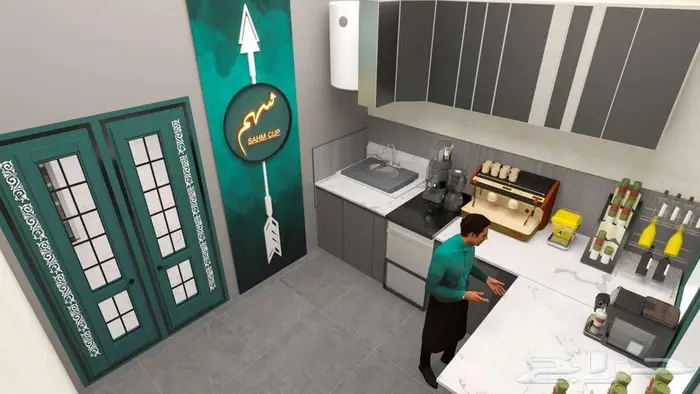 متخصصون في تصميم وتنفيذ الكافيهايات والمطاعم 4