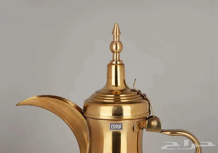 دلة رسلان الذهبية 1.1 لتر 3