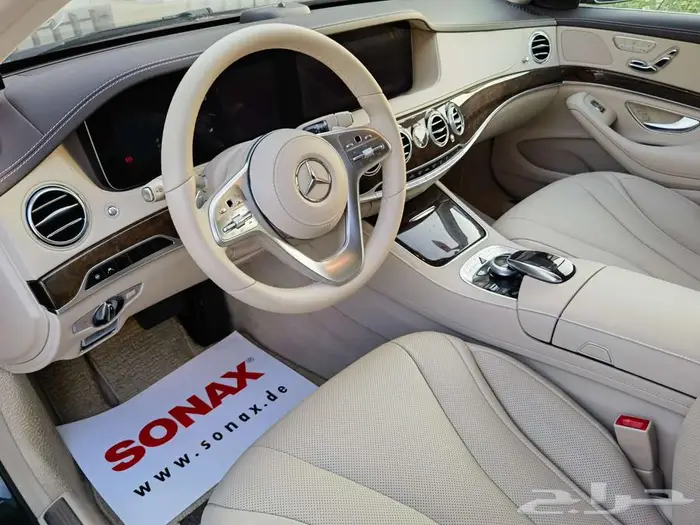 Mercedes Benz S450 2018 مميز اللون الزيتي كالجديد 3