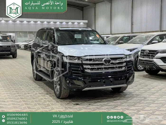 لاندكروزر في اكس فل اسود هايبرد 2025 اقل سعر كاش واقساط 1