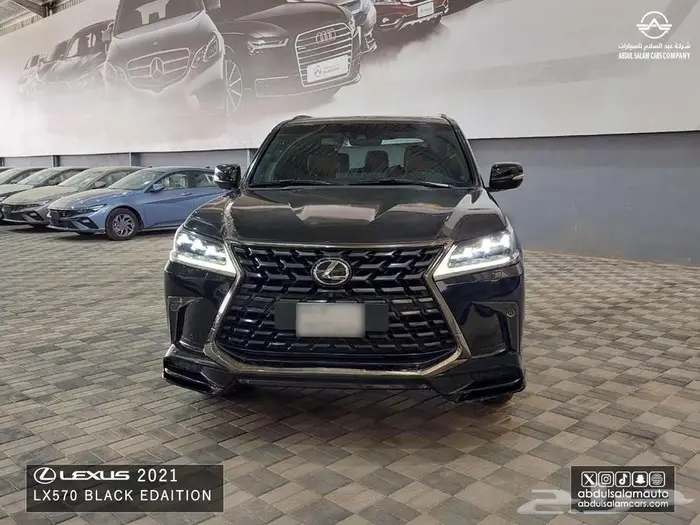 لكزس -LX570 بلاك اديشن S عداد 49 الف موديل 2021 0