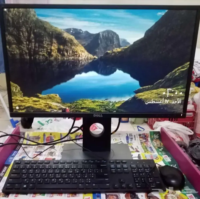 كمبيوتر مكتبي ديل 7050 مع شاشة 24 بوصة   كيبورد وماوس 2