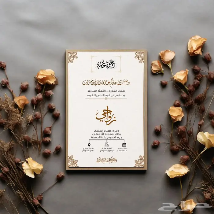 تصميم دعوات إلكترونية فخمة زواج - زفاف ملكة تخرج مواليد 0