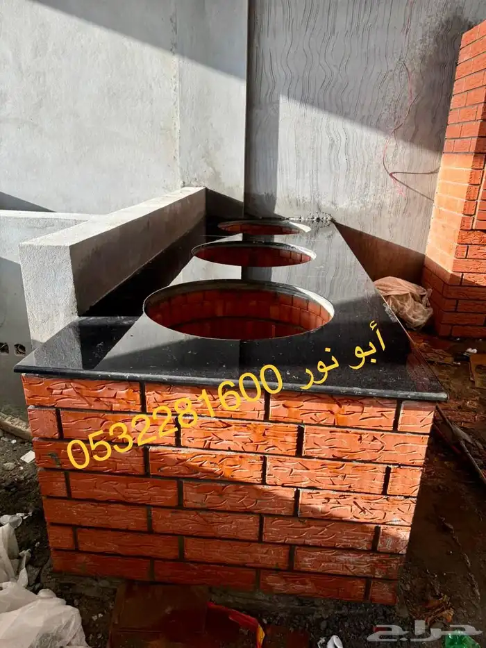 فرن فطاير وخبز جورة رز حفر مندي شواية لحم كونترات رخام 4
