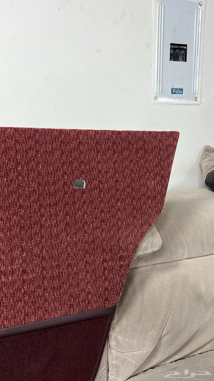 قماش عنابي مشجر 96 97 جديد 5