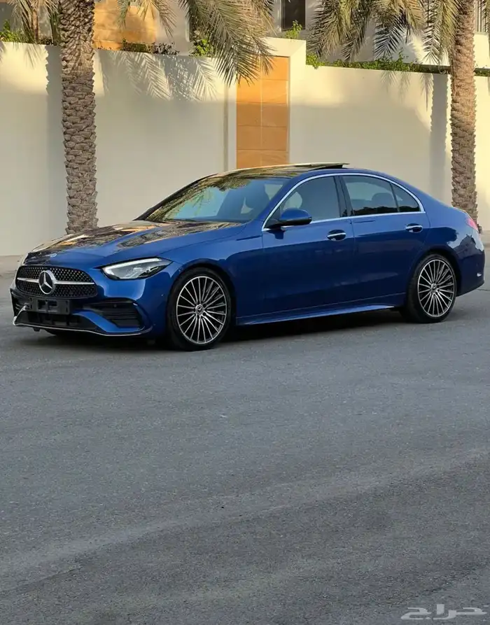 مرسيدس C200 KIT AMG شركة الجفالي ضمان الى 2027 2