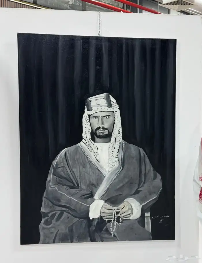 لوحة المؤسس رسم يدوي 0