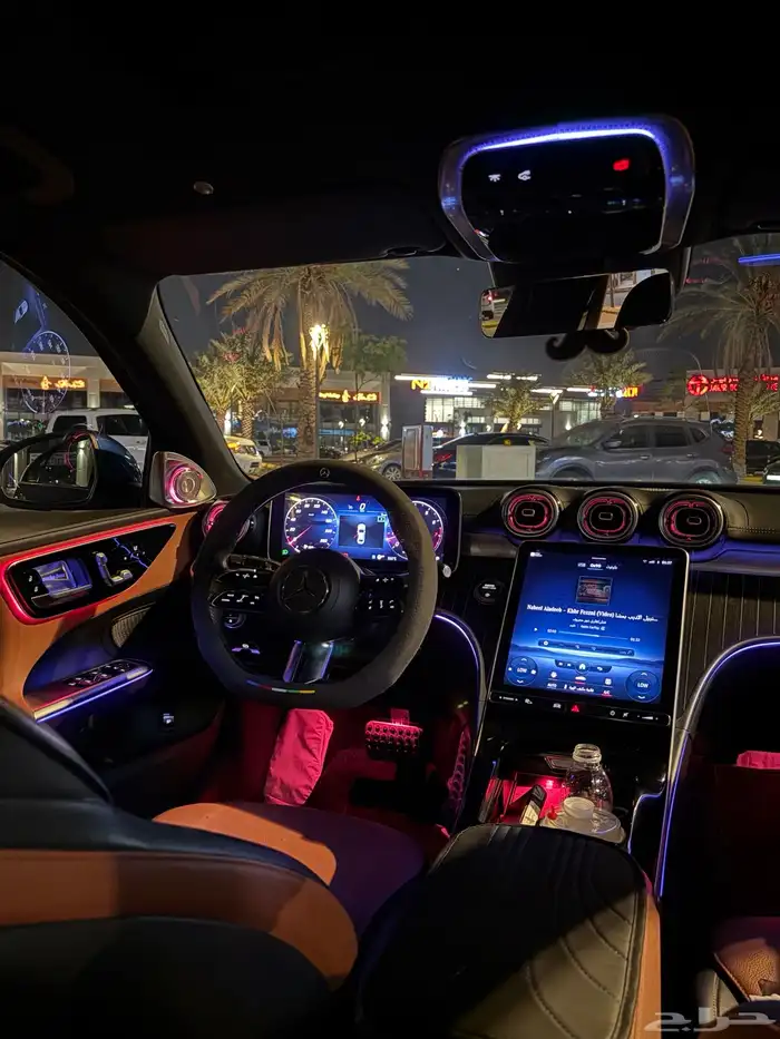 مرسيدس C200 KIT AMG شركة الجفالي ضمان الى 2027 17