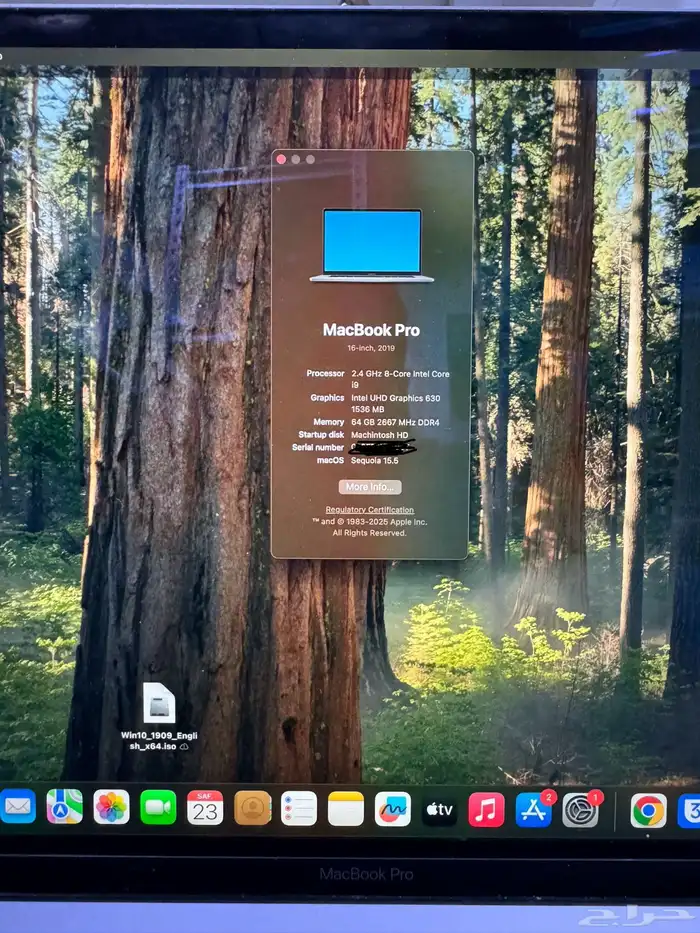 MacBook pro 16-inch 2