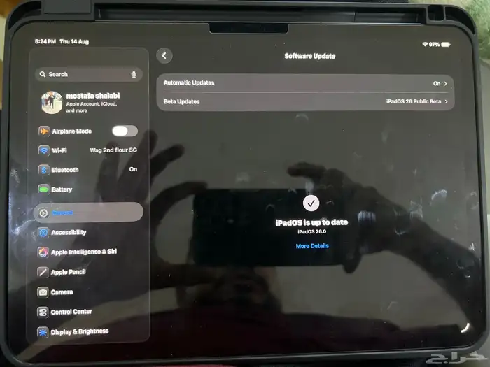 iPad Pro 2024   11 256GB   Wi Fi   نظيف جد ا وضمان ساري 3