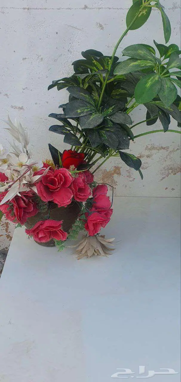 شجر صناعي نبات صناعي ورود وأزهار صناعية فاخرة للديكور 4