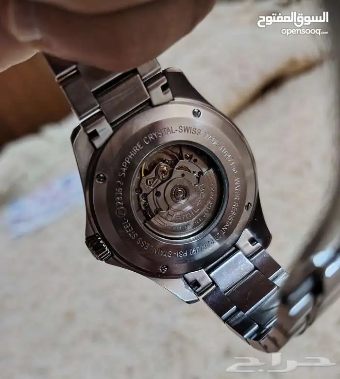 ساعة يد Hamilton Khaki Aviation Pilot بحالة ممتازه جدا 12