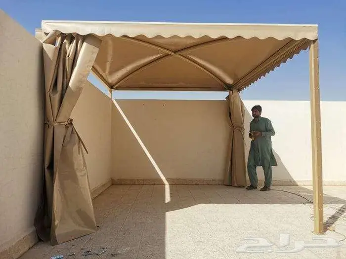 خيام ملكي سواتر حديد برجولات لكسان الرياض 26