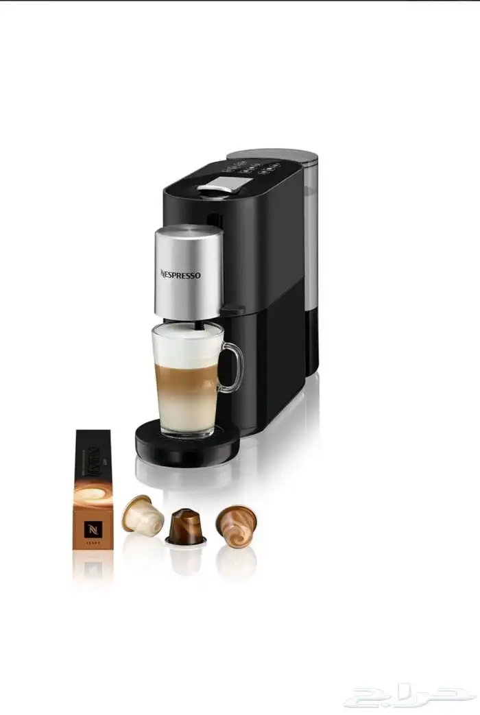 ماكينة تحضير قهوة نسبريسو اتيلير  nespresso مستعملة نظيفة 8