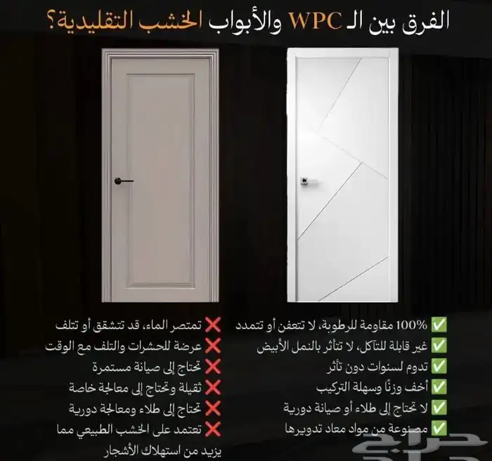 باب WPC   الجيل الجديد من الأبواب العصرية 23