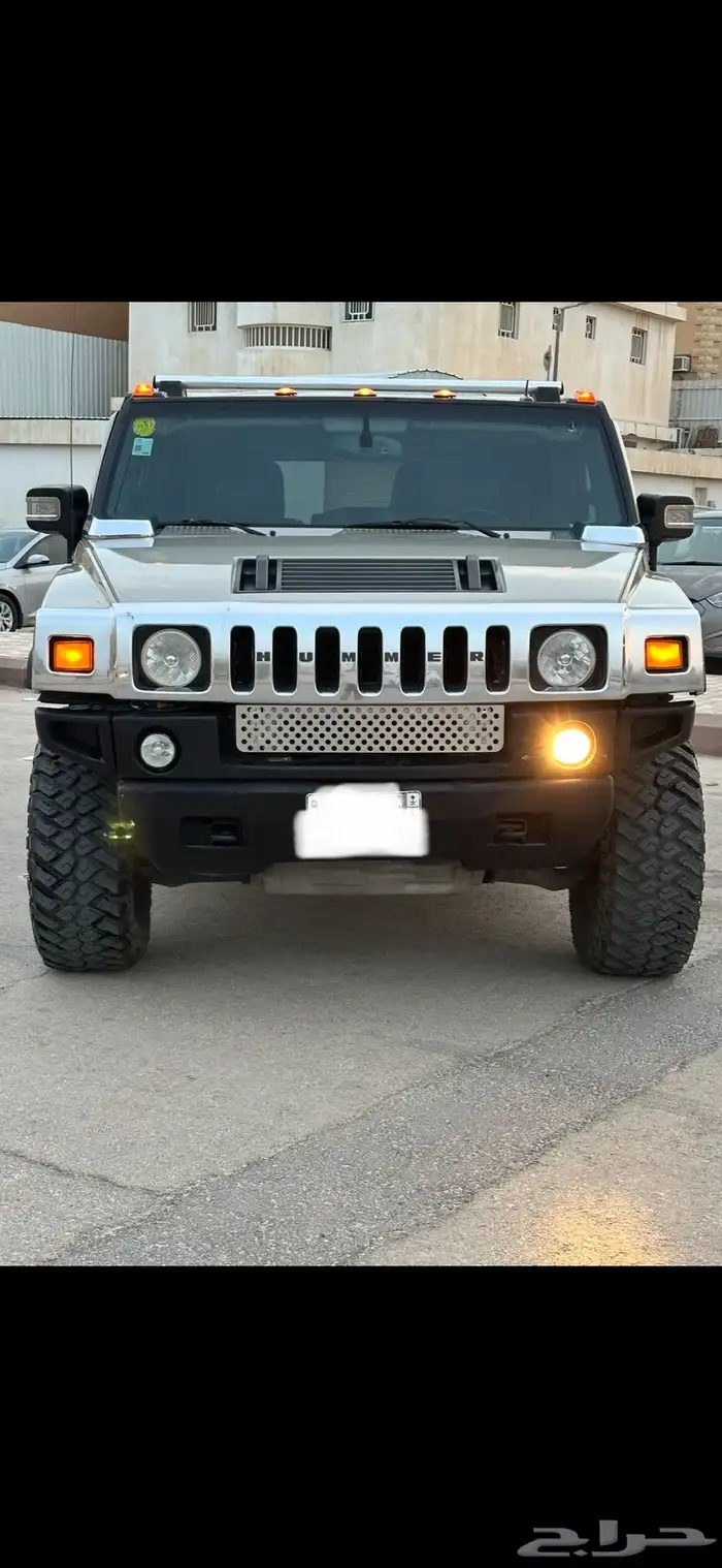 هامر H2 موديل 2005 لون ذهبي نظيف جدا 4