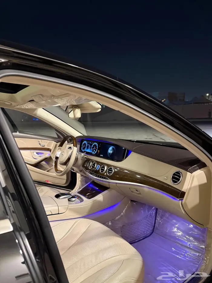 مرسيدس s400 2015 اسود ملكي . 7