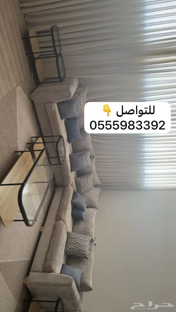 غرفتين وصالة بمنافعها ( بالجماوات ) بأثاث فندقي 0