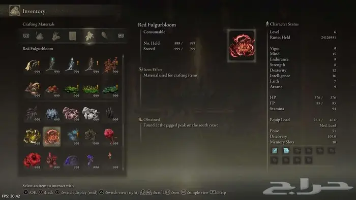 أغراض ورونز إلدن رينق Elden Ring 8