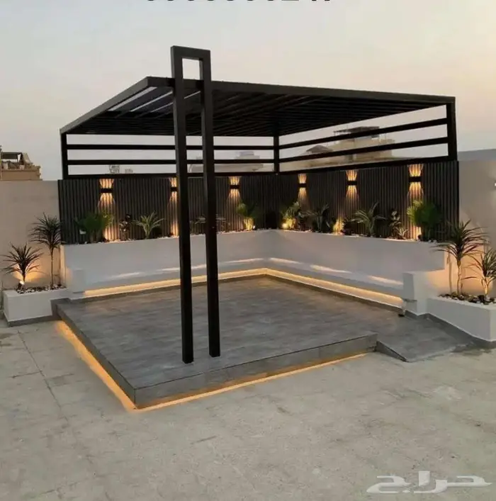 خيام ملكي سواتر حديد برجولات لكسان الرياض 29