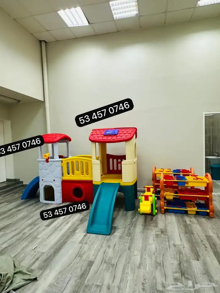 بيت ألعاب متعددزحليقتين ونفق متكاملة للأطفال 1
