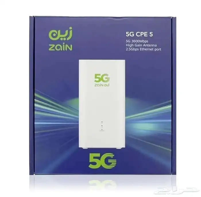 راوتر زين 5G إنترنت مفتوح لا محدود   توصيل مجاني 0
