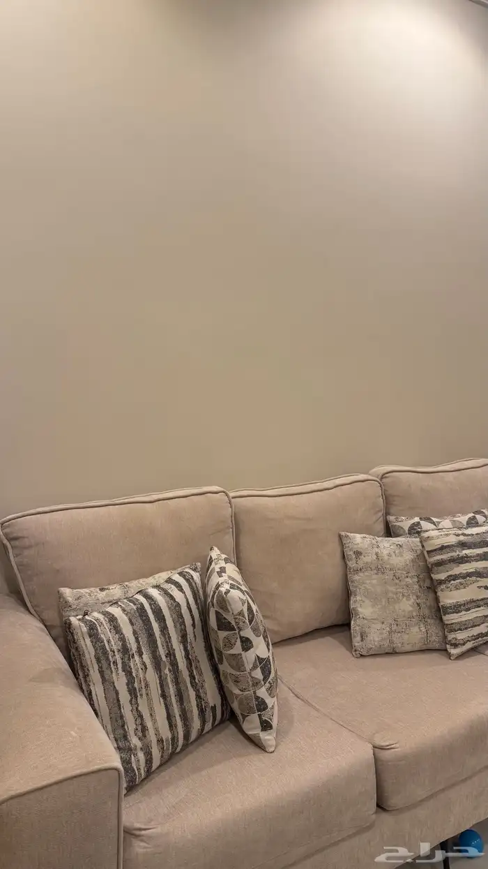 كنب ال لون بيج 1
