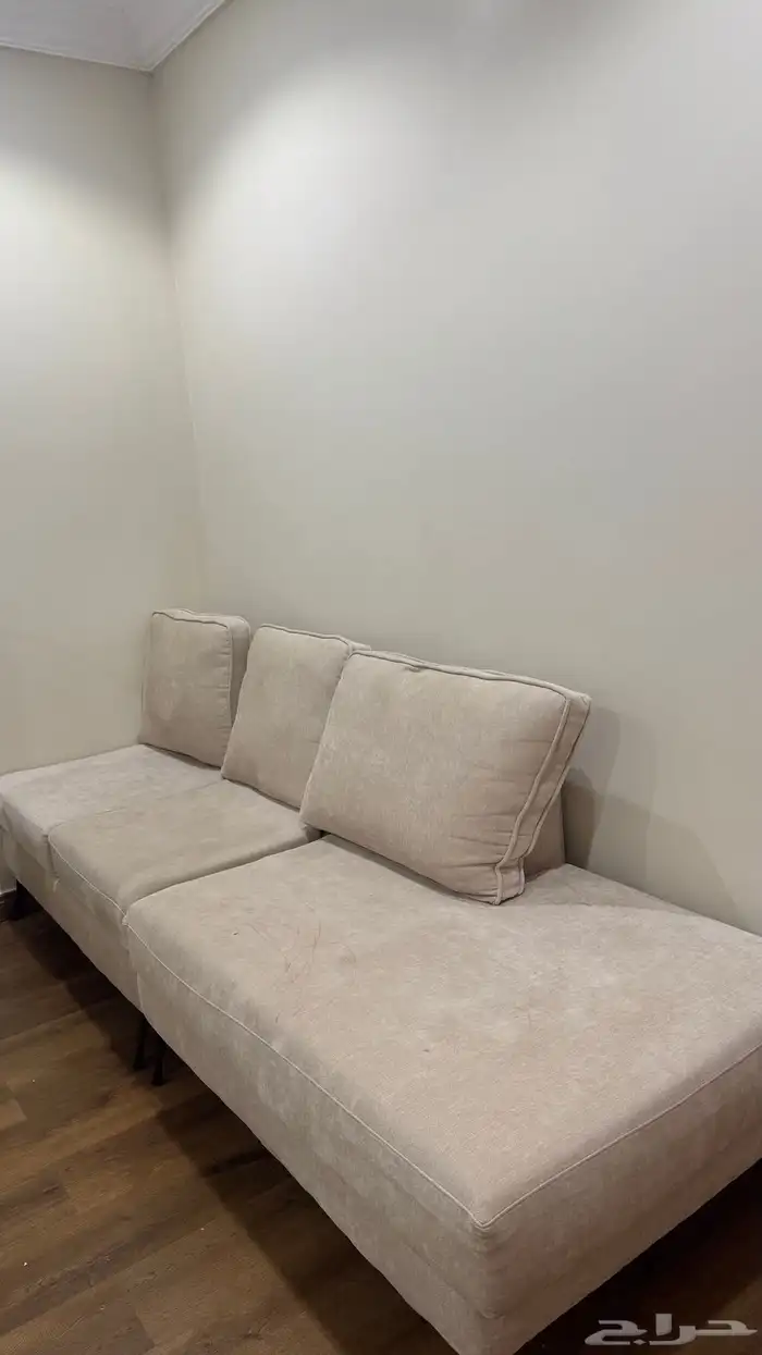 كنب ال لون بيج 0