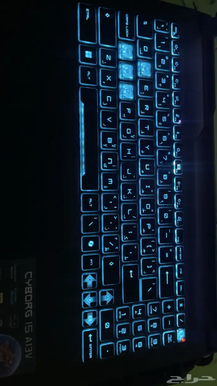 msi cyborg 15 لابتوب استخدام قليل جدا عندي له شهر 2