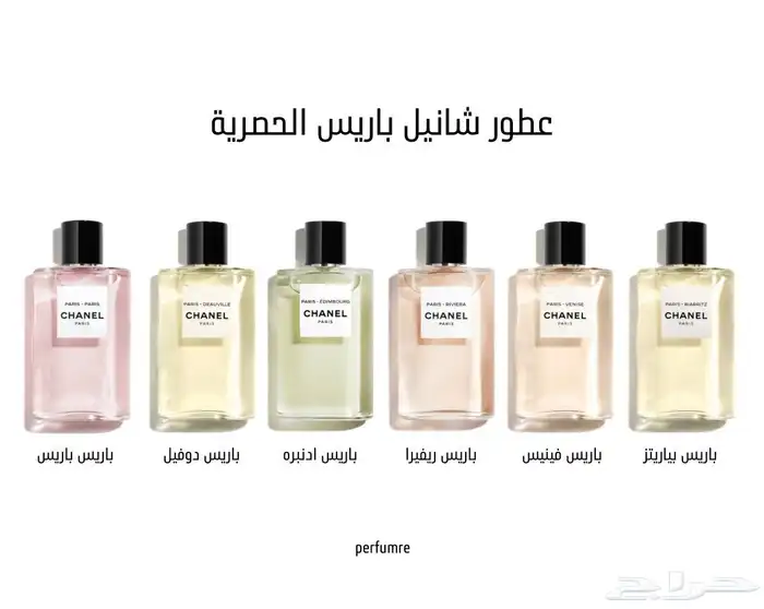 عطور ديور وكارتير وشانيل 0