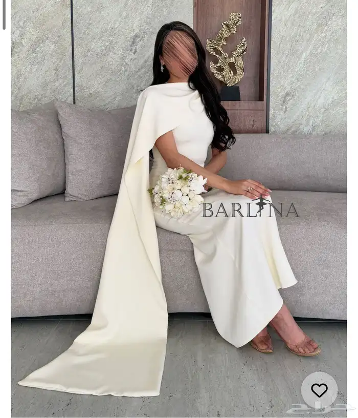 فستان ابيض مقاس s 1
