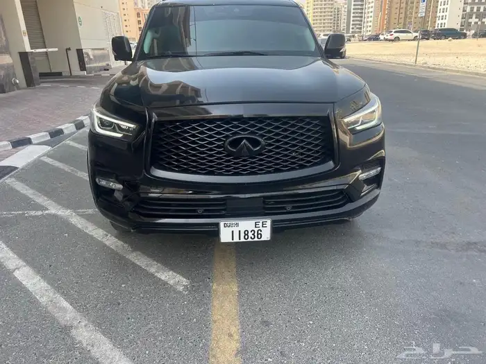 انفينتي OX80 فل كامل لوحة اماراتية بالامارات 3
