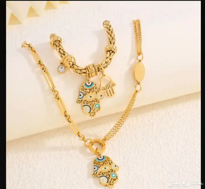 اكسسوارات مطلية منها فضه وذهب 11