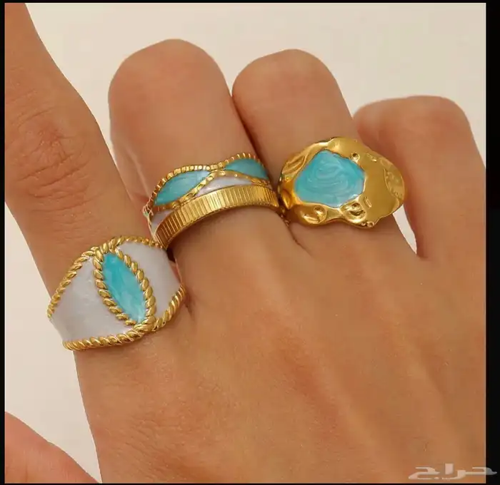 اكسسوارات مطلية منها فضه وذهب 7