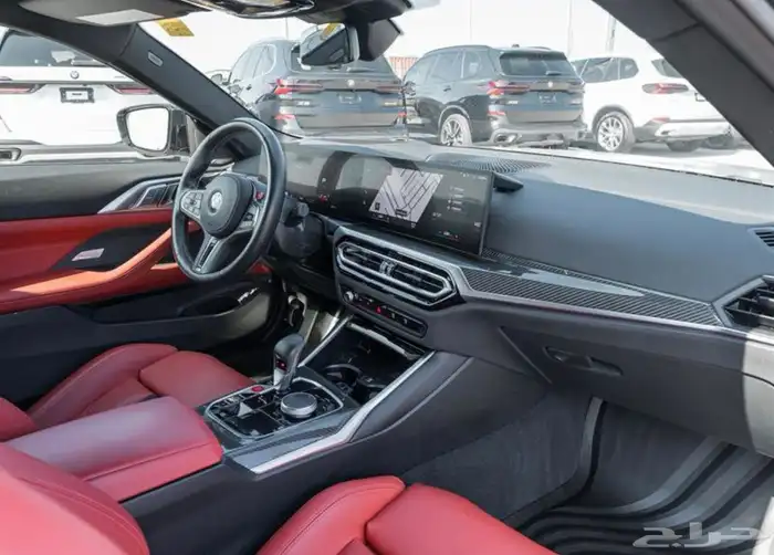 BMW M4   موديل 2024 داخليه احمر بسسسعر خيالي 19