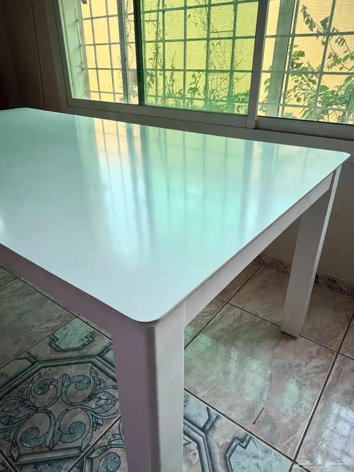 طاولة طعام ايكيا بيضاء 100cm x 200cm 2