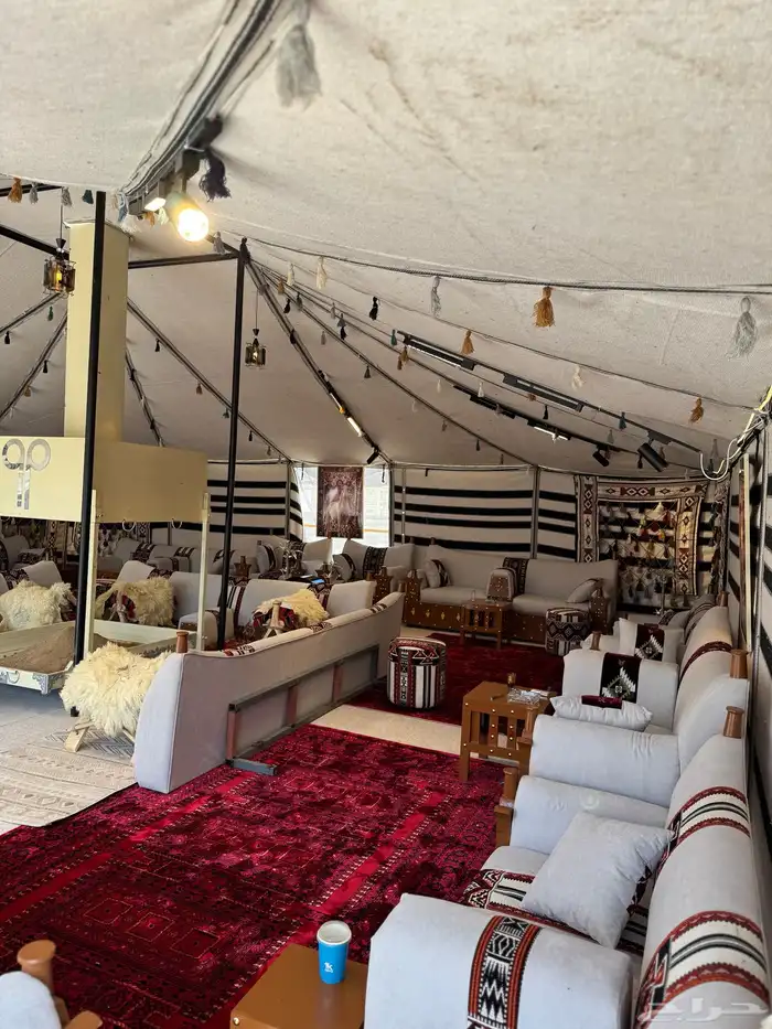 بيوت شعر جديدة جميع المقاسات وخيم صقور جديدة وغرف خشب ودورا 0