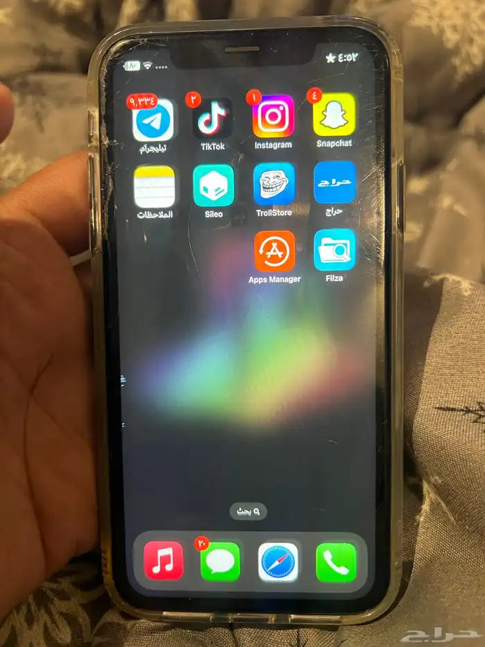 ايفون اكس ار Xr اللون اسود البيع سريع 7