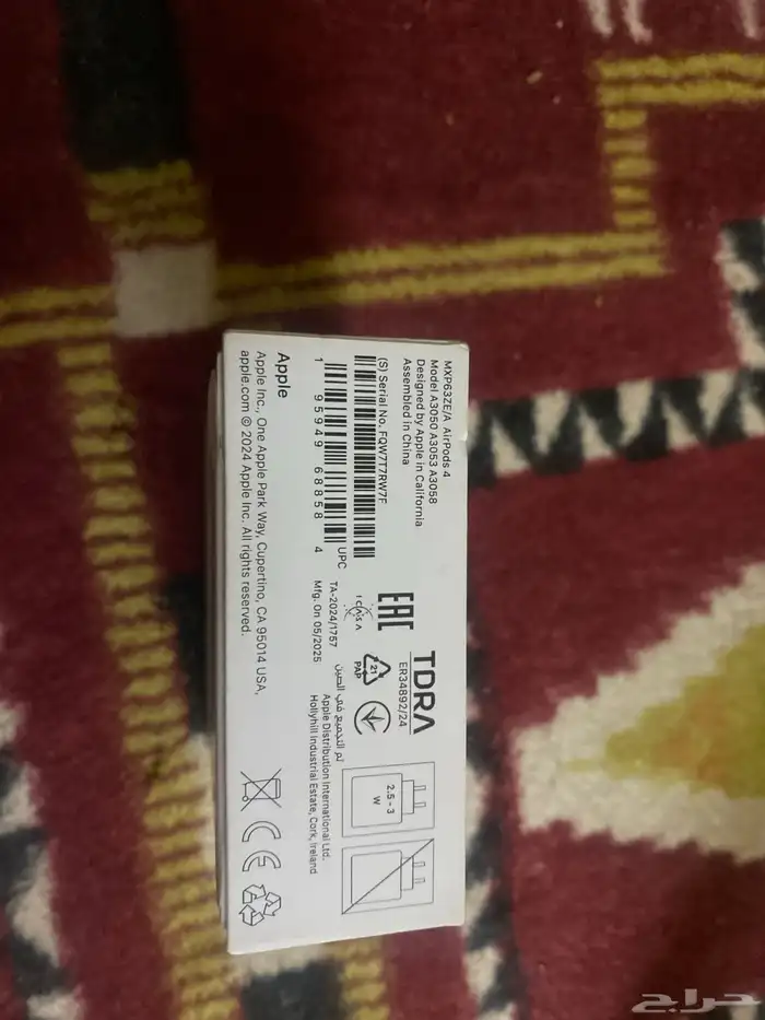 جديد مانفتحت سماعات  AirPods ابل الجيل الرابع اصليه 2