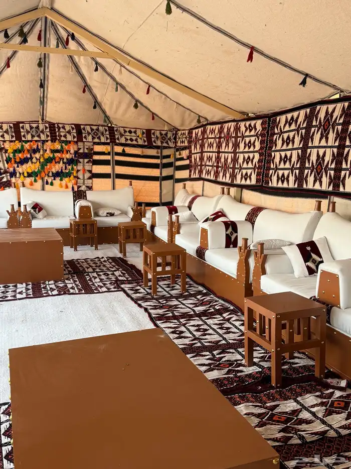 بيوت شعر جديدة جميع المقاسات وخيم صقور جديدة وغرف خشب ودورا 11