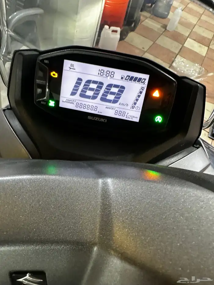 دباب سوزوكي بيرقمان EX 2024 ممشى 4000km 12