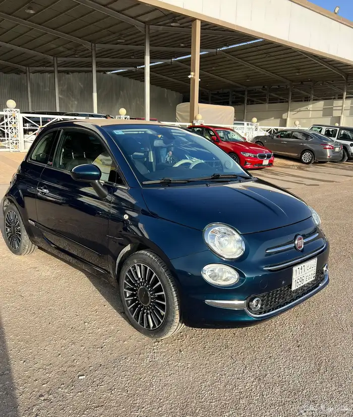 فيات 500C 2020 نظيف مخزن مستخدم واحد ممشى قليل سعودي 5