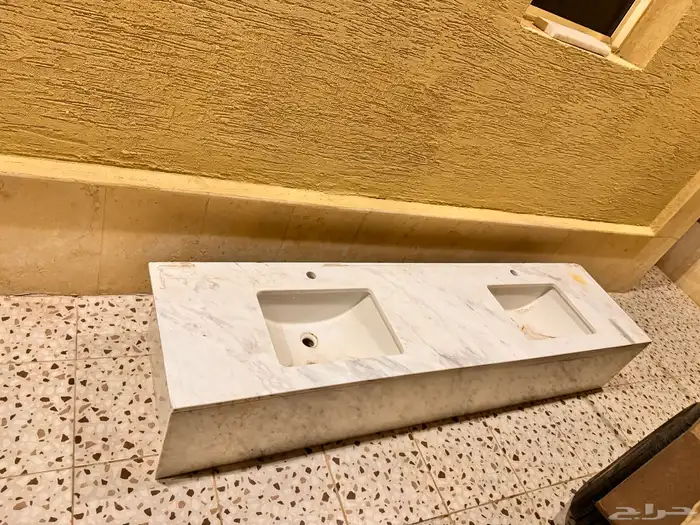 مغسلة رخام حوضين ((تم البيع)) 0